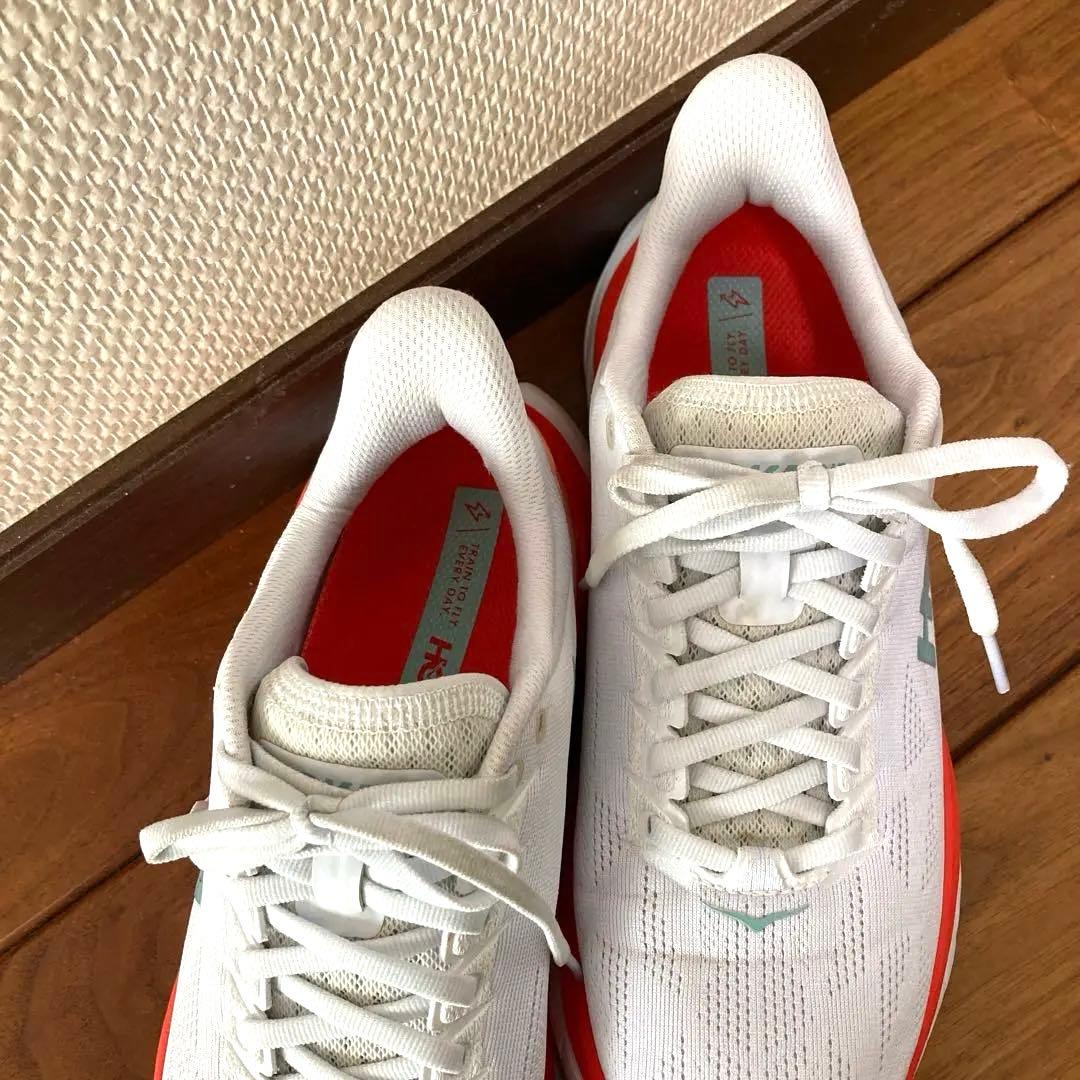 HOKA ONEONE MACH4 white レディース24.0cm