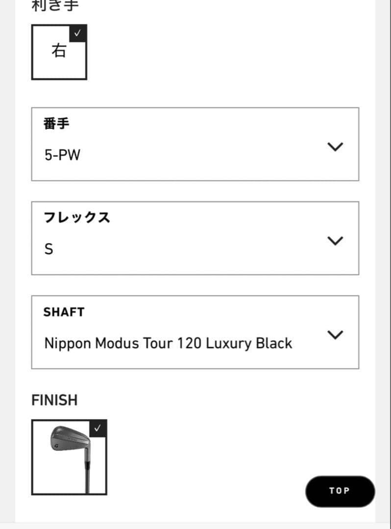 限定品　P770 ('25) Designer Series アイアン