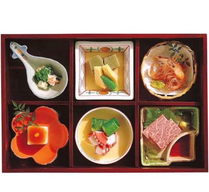 ヤマコー 杉・荒彫長方松花堂弁当 身・蓋・仕切セット K0903D