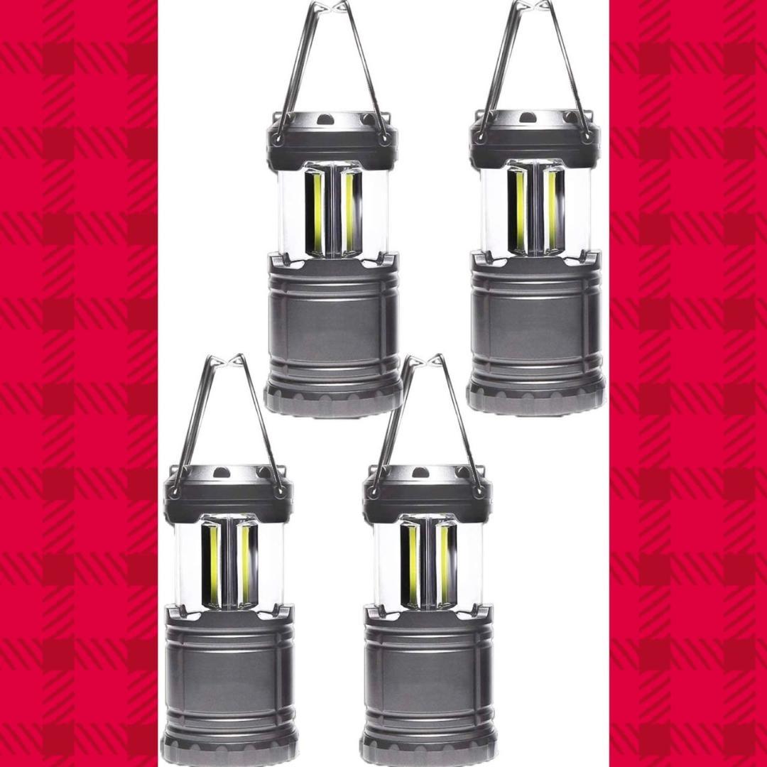 ❤お買い得4台セット❣アウトドアから災害・停電時の備えにも大活躍♪❤ランタン