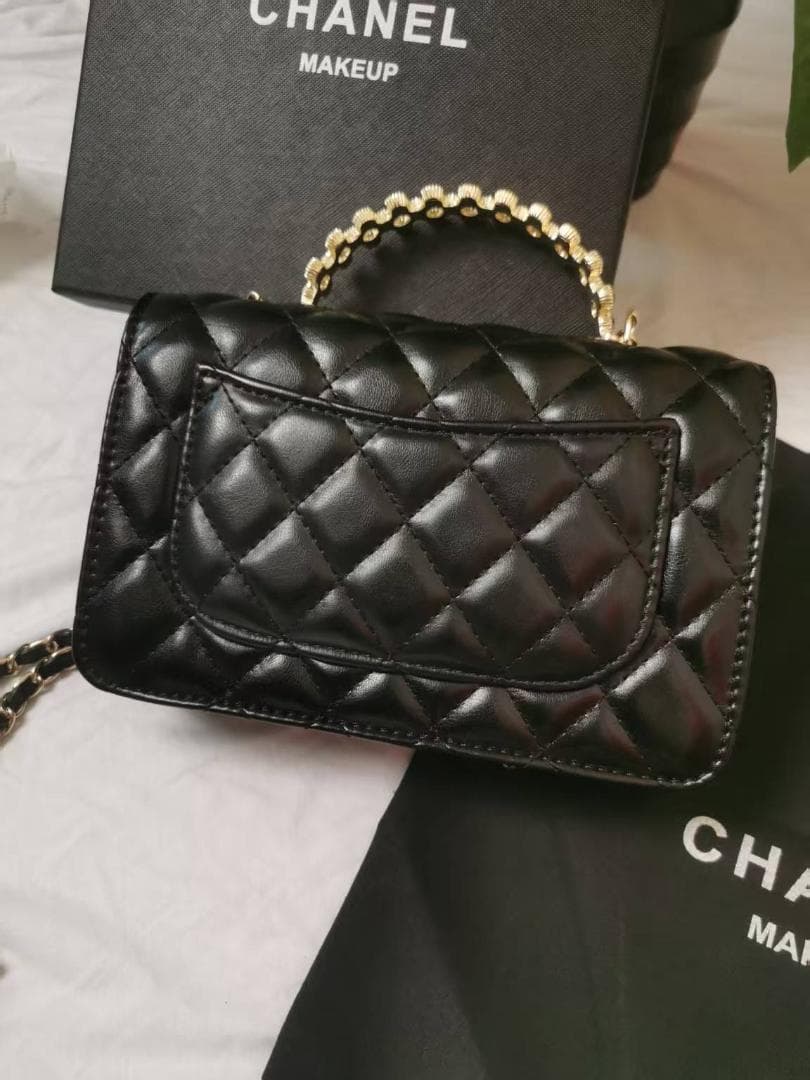 即日発送 CHANEL ノベルティ VIP ブラック キルティング バッグ