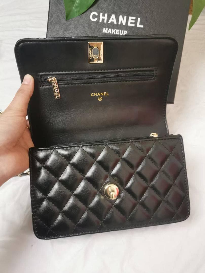 即日発送 CHANEL ノベルティ VIP ブラック キルティング バッグ
