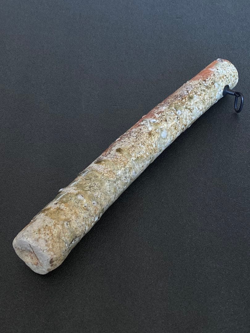 信楽焼 Shigaraki 尺八花入 掛花入 Vase 古谷道生 H03
