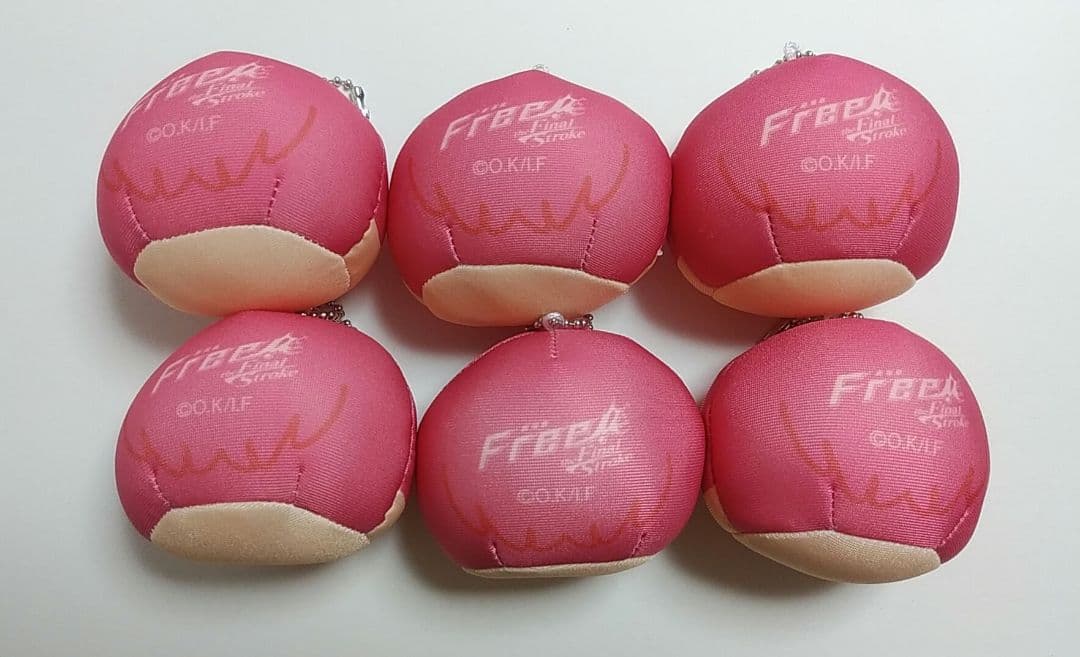 【新品未使用】Free! FS おまんじゅうにぎにぎマスコット 松岡凛 6個