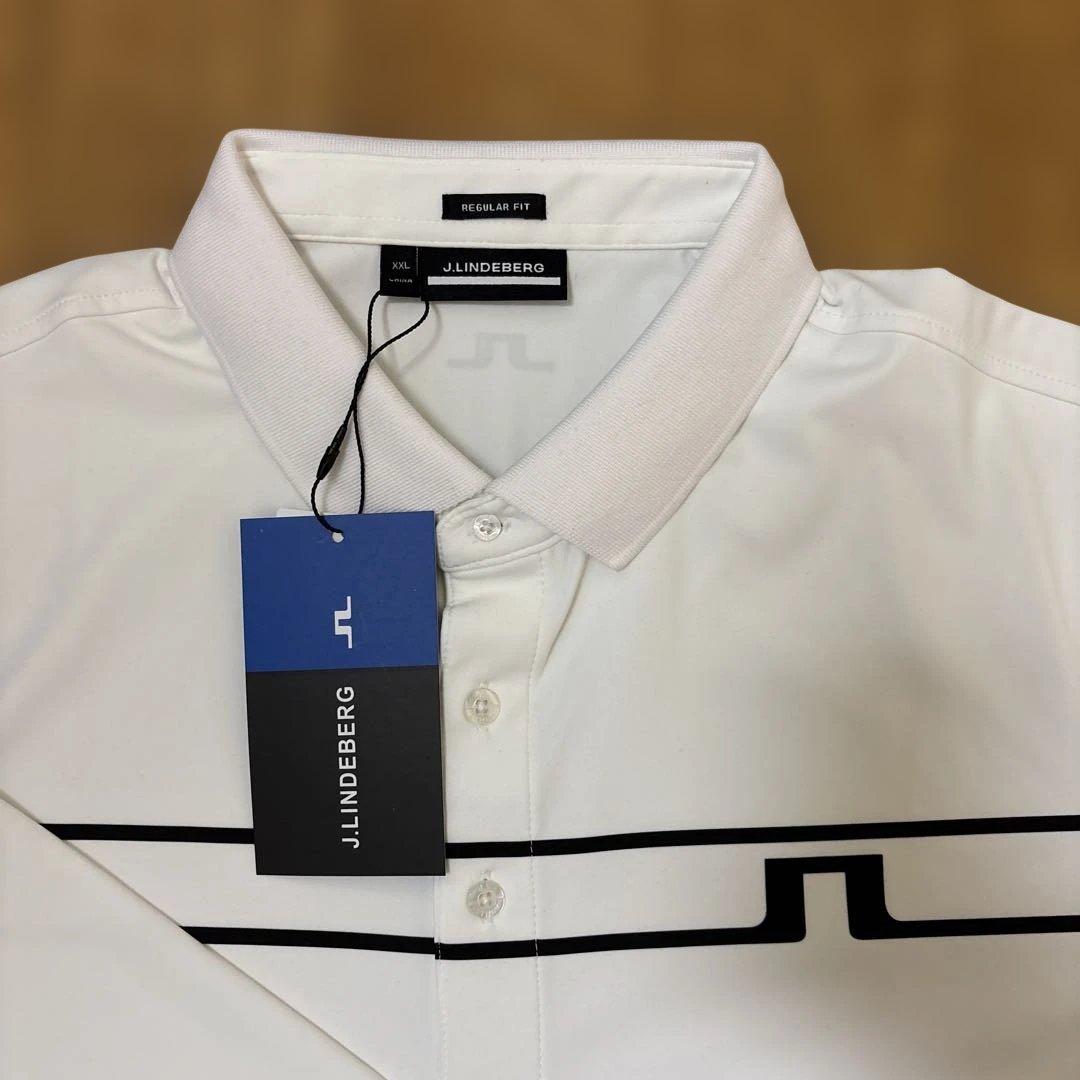 ☆新品☆J.Lindeberg 長袖ポロシャツXXL ホワイト