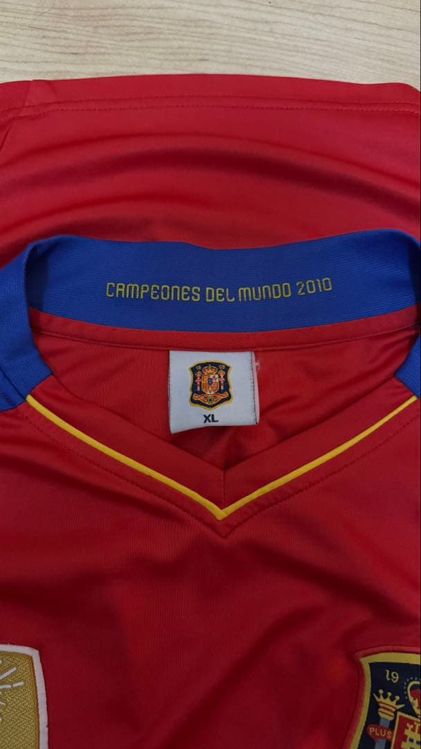 スペイン代表 サッカー長袖 XL 2010