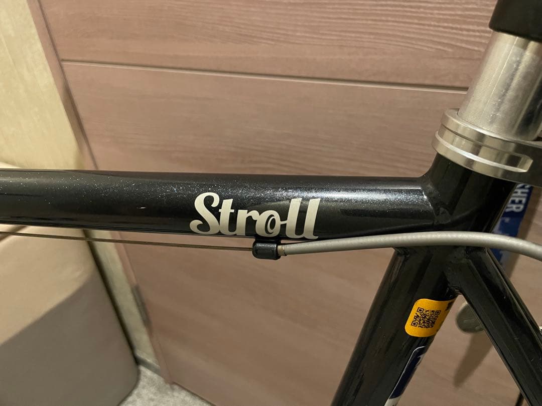 さ*も様 FUJI（フジ）STROLL ストロール 黒 700C シングルスピー