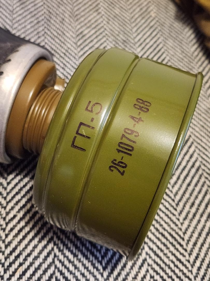 ソ連 赤軍 冷戦期 GP-5 ガスマスク 2個セット（黒）CCCP
