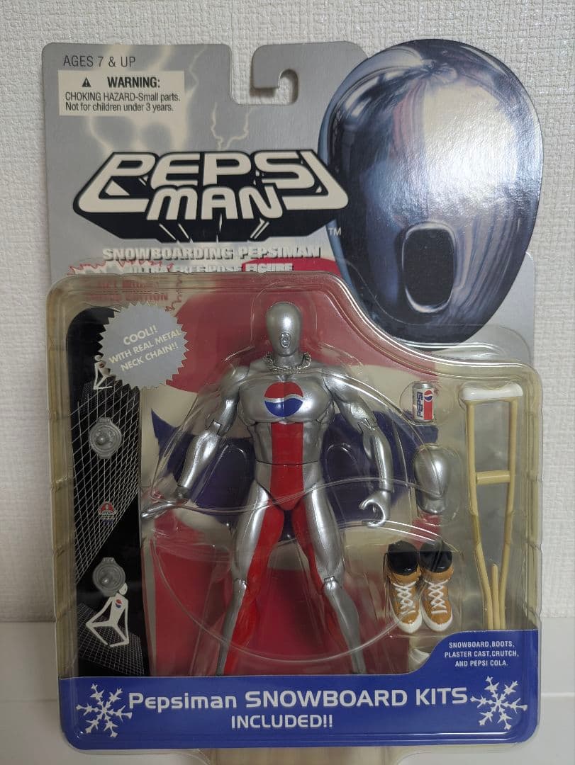 ペプシマン スノーボードフィギュア 2体セット