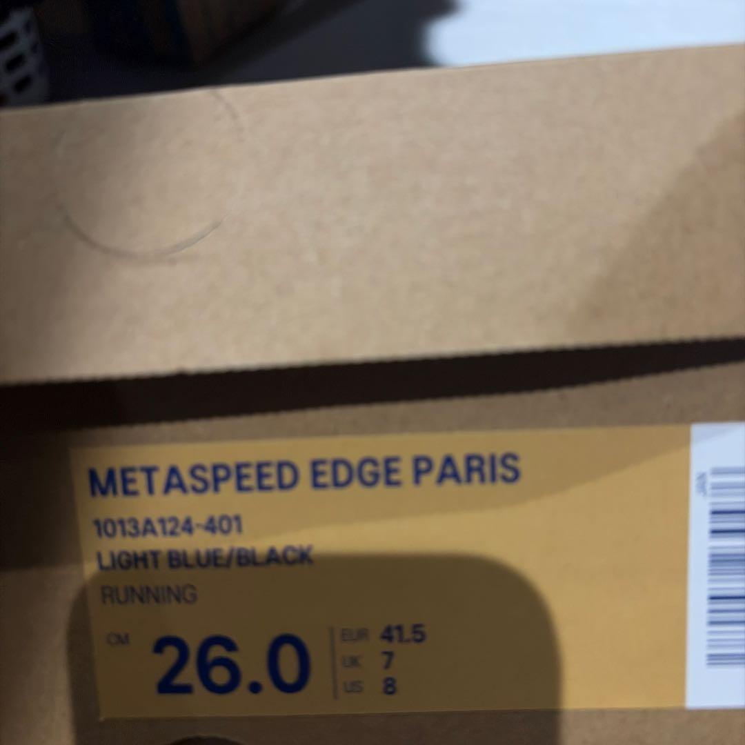 新品タグ付きASICS SPEED EDGE PARIS 26.0cm