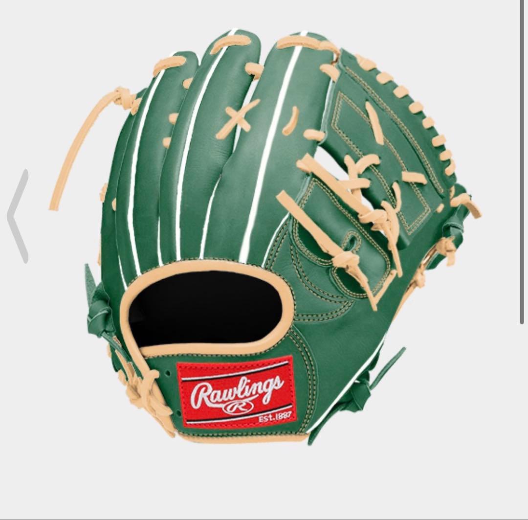 Rawlings ローリングス 硬式グローブ投手用緑色