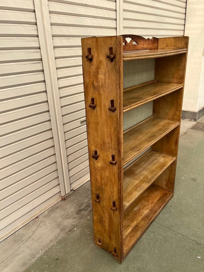 ［yamaka家具、古物、当時もの］くさび棚/5段