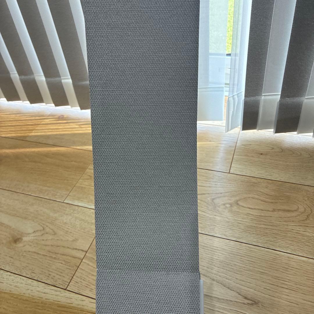 ニチベイ アルペジオ 不透明ルーバー グレー 幅100mm×長さ259cm