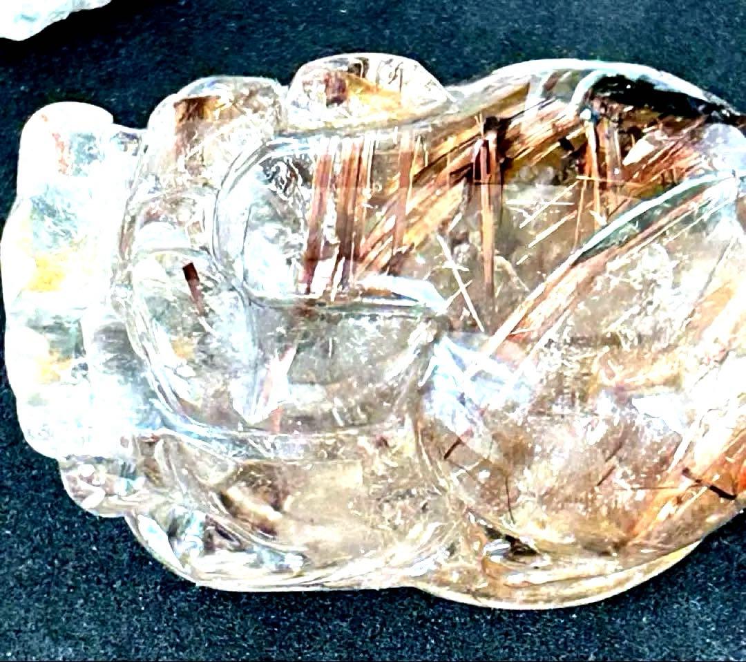 ブラウンルチル　貔貅　ヒキュウ　金運　財運　置物