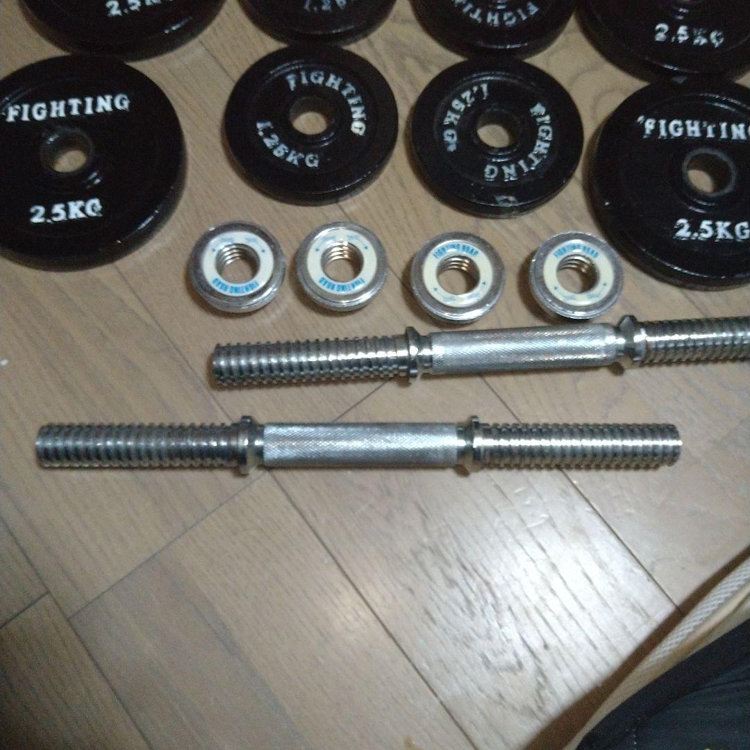 FIGHTING ダンベルプレートセット10kg ×2