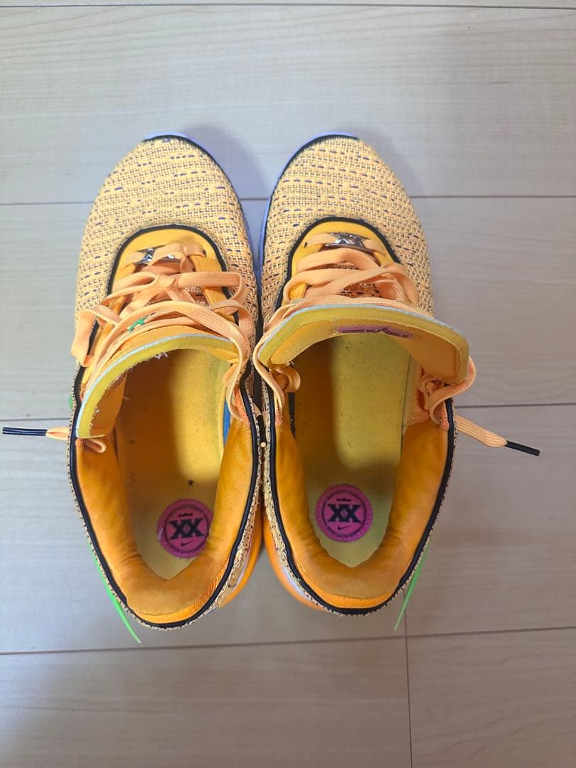 Nike レブロン20レザーオレンジ