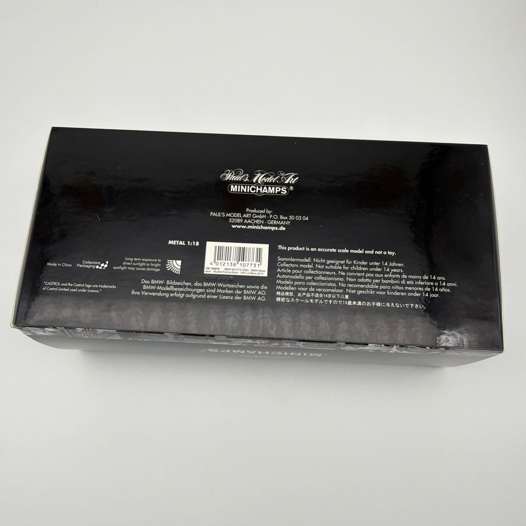 新品　MINICHAMPS  M3 GT2 Le Mans 2010