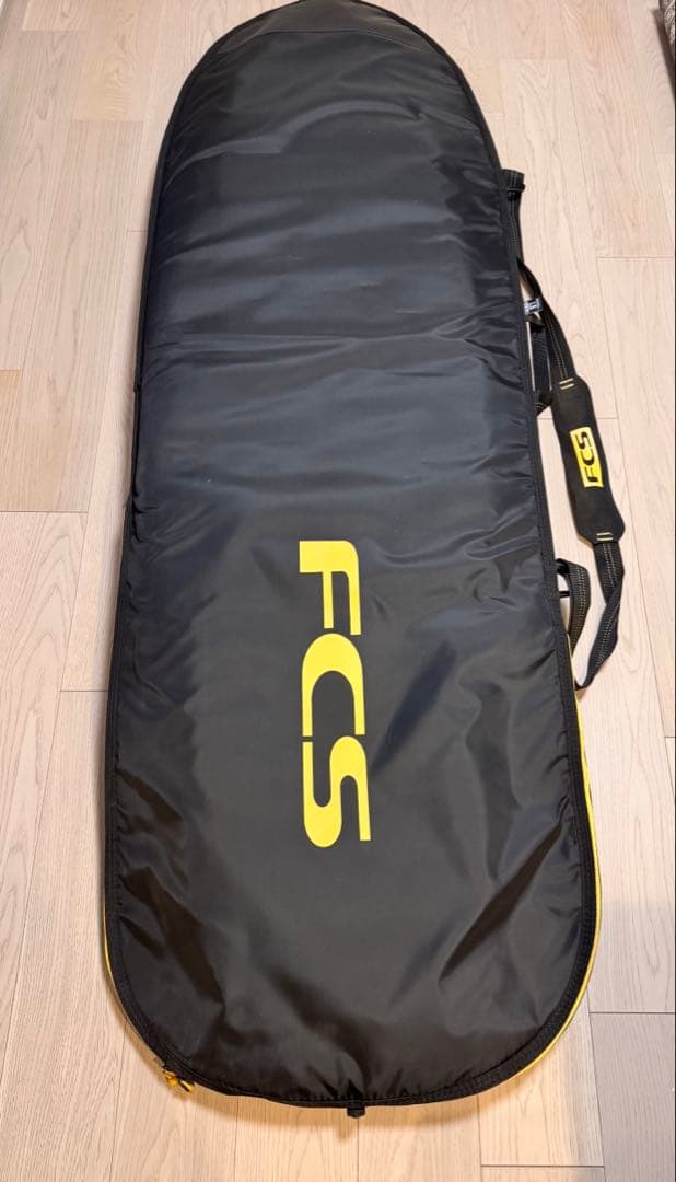 【引取限定】スリーウェザー　6'6\" ホワイト ファンボード FCSケース付き