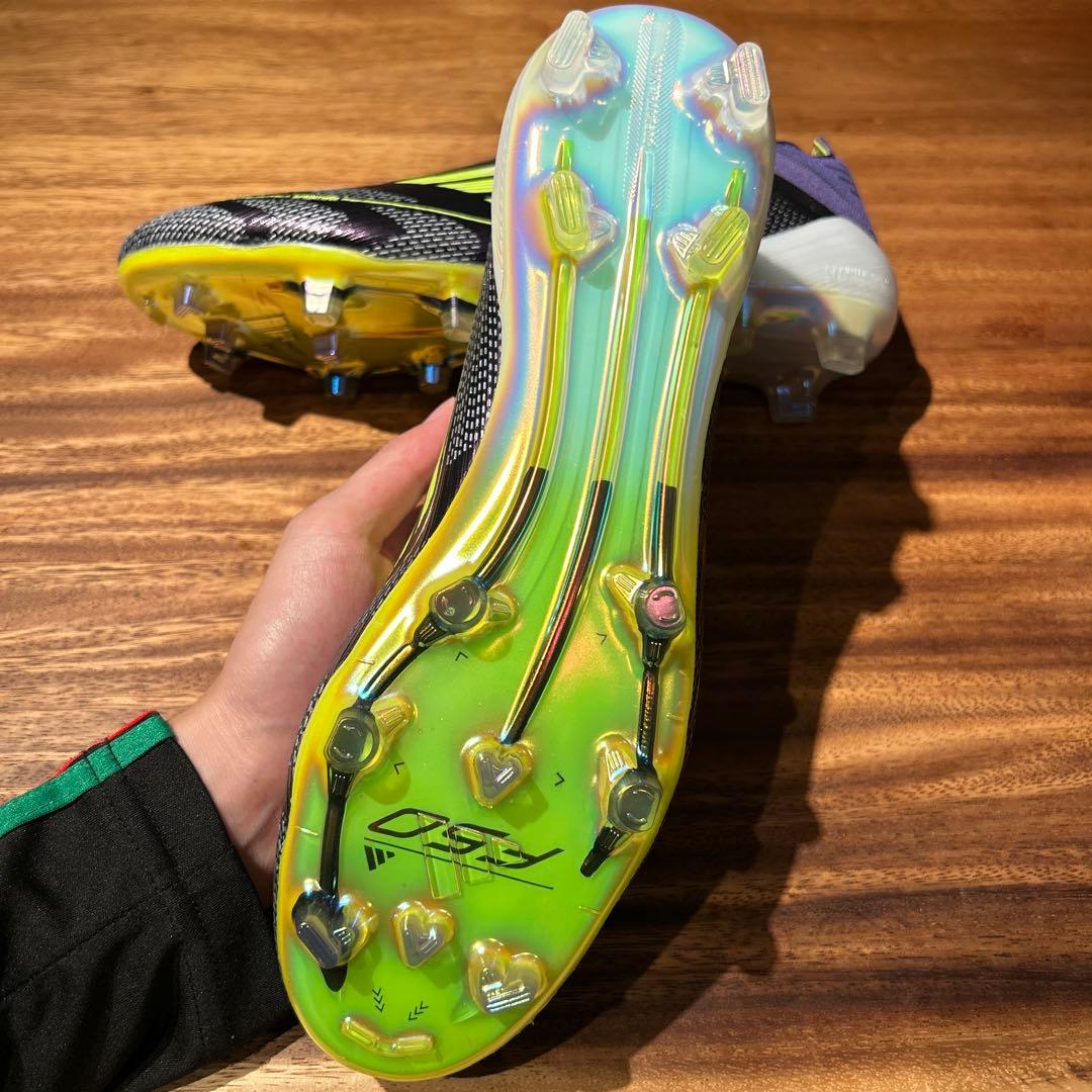 F50 ELITE FG サッカーシューズ スパイク 紫黒黄緑