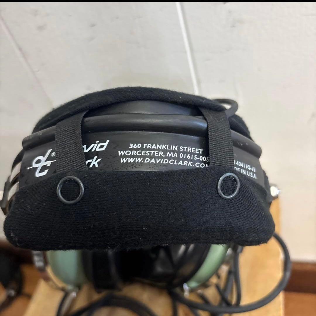 米軍実物　DAVID CLARK HEADSETヘッドセット　②