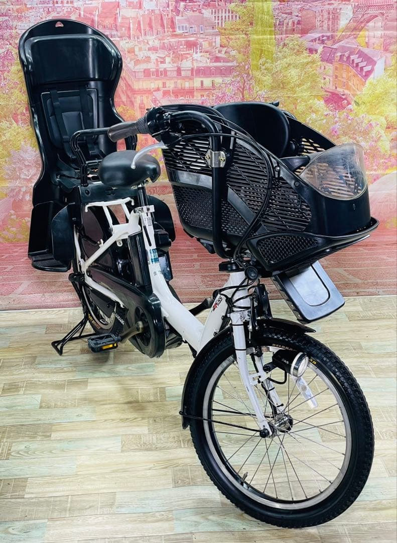 ZK3741　電動自転車 ヤマハ パスキス 子供乗せ 20インチ 送料無料