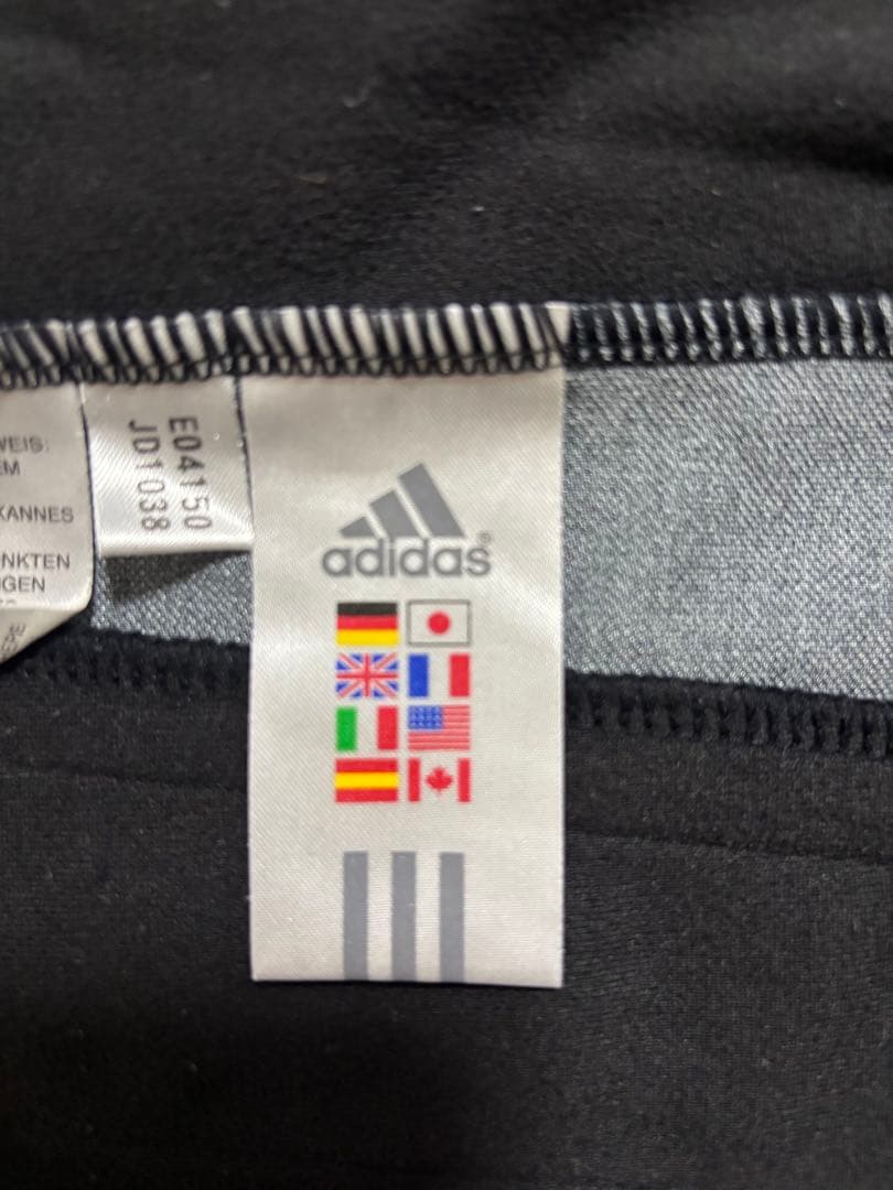 adidas ACミラン トラックジャケット ジャージ ブラック レッド XS