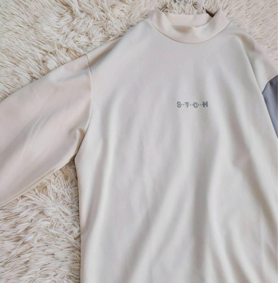 ANTIQUA GOLF × STCH ゴルフウェア ハイネック ストレッチ
