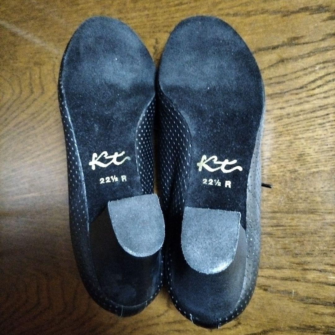 Kentdance　女性用ソ―シャルダンスシューズ　ブラック　22.5cm
