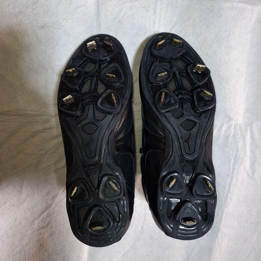 Mizuno ブラック スパイクシューズ ミッドカット