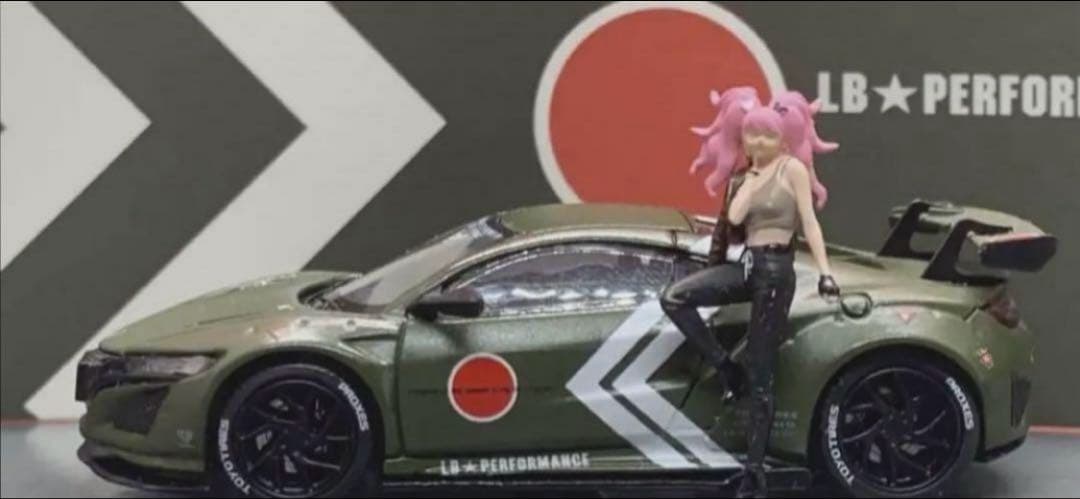 ラスト1台　1/64サイズ　LBWK ホンダ　NSX ゼロ戦カラー