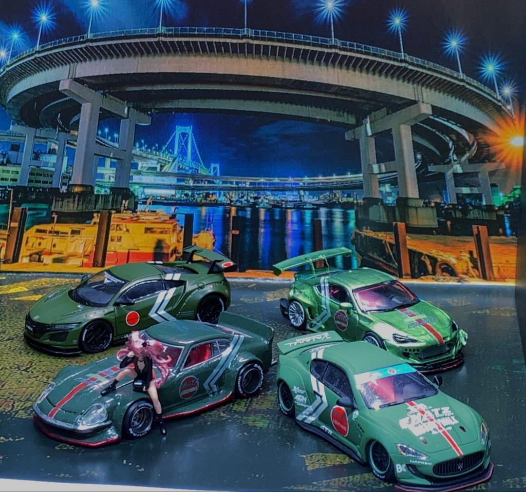 ラスト1台　1/64サイズ　LBWK ホンダ　NSX ゼロ戦カラー