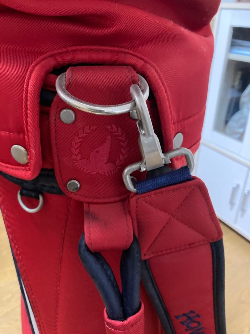 ホンマ　ゴルフバッグ 赤