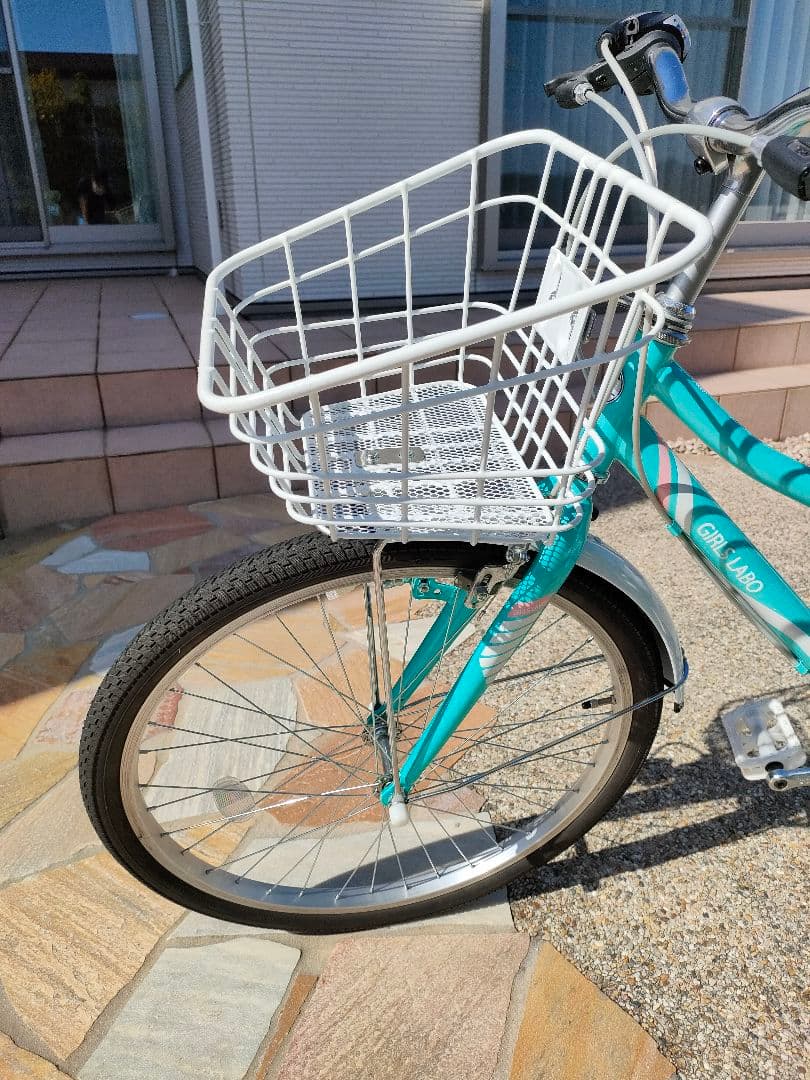 ジュニア自転車 あさひ　ガールズラボ　24インチ　ミントグリーン