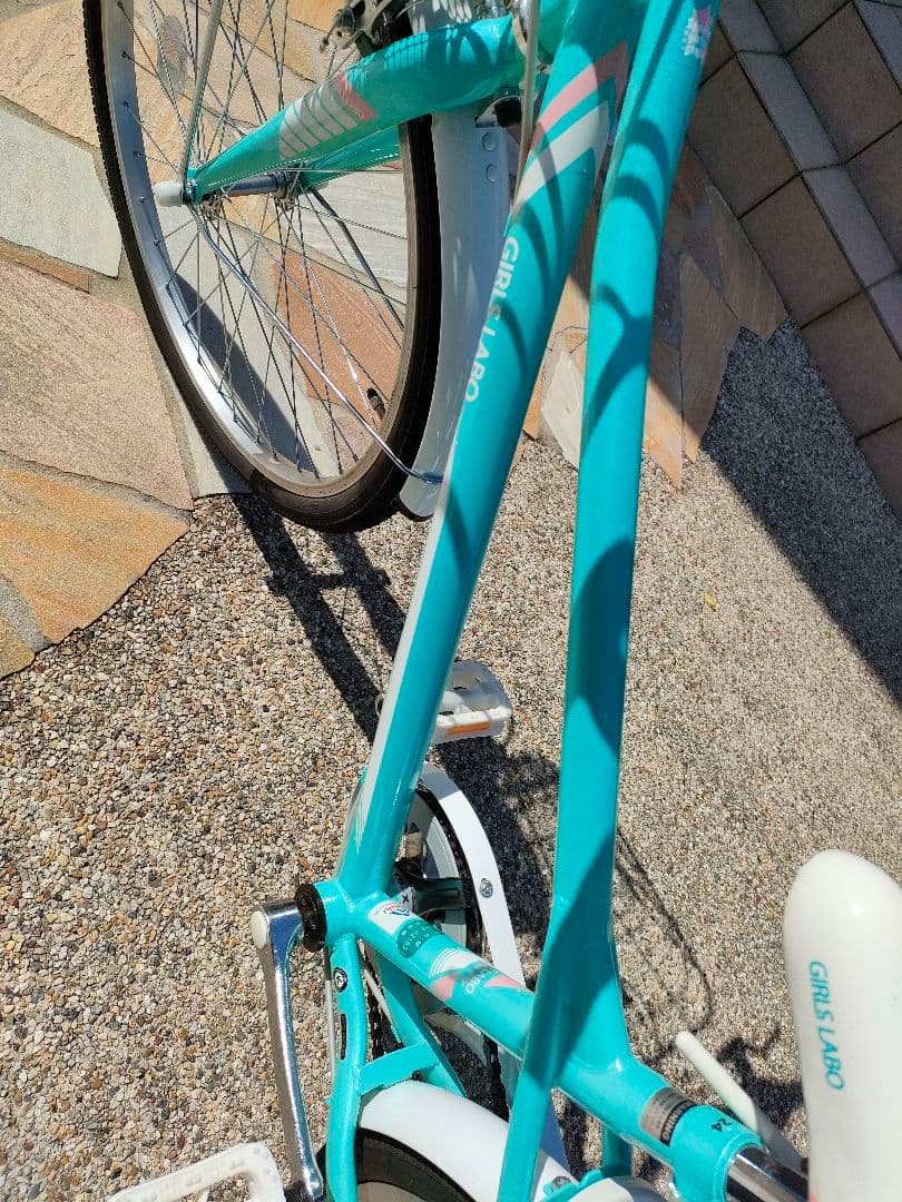ジュニア自転車 あさひ　ガールズラボ　24インチ　ミントグリーン