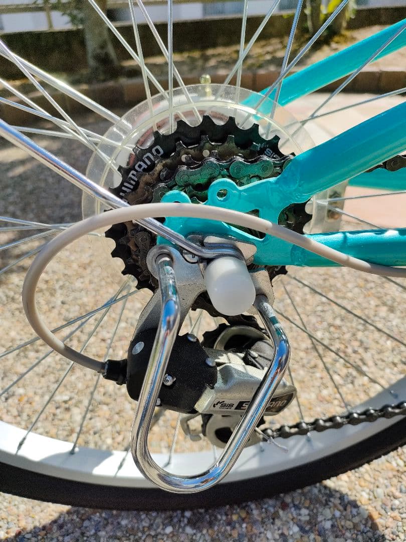 ジュニア自転車 あさひ　ガールズラボ　24インチ　ミントグリーン