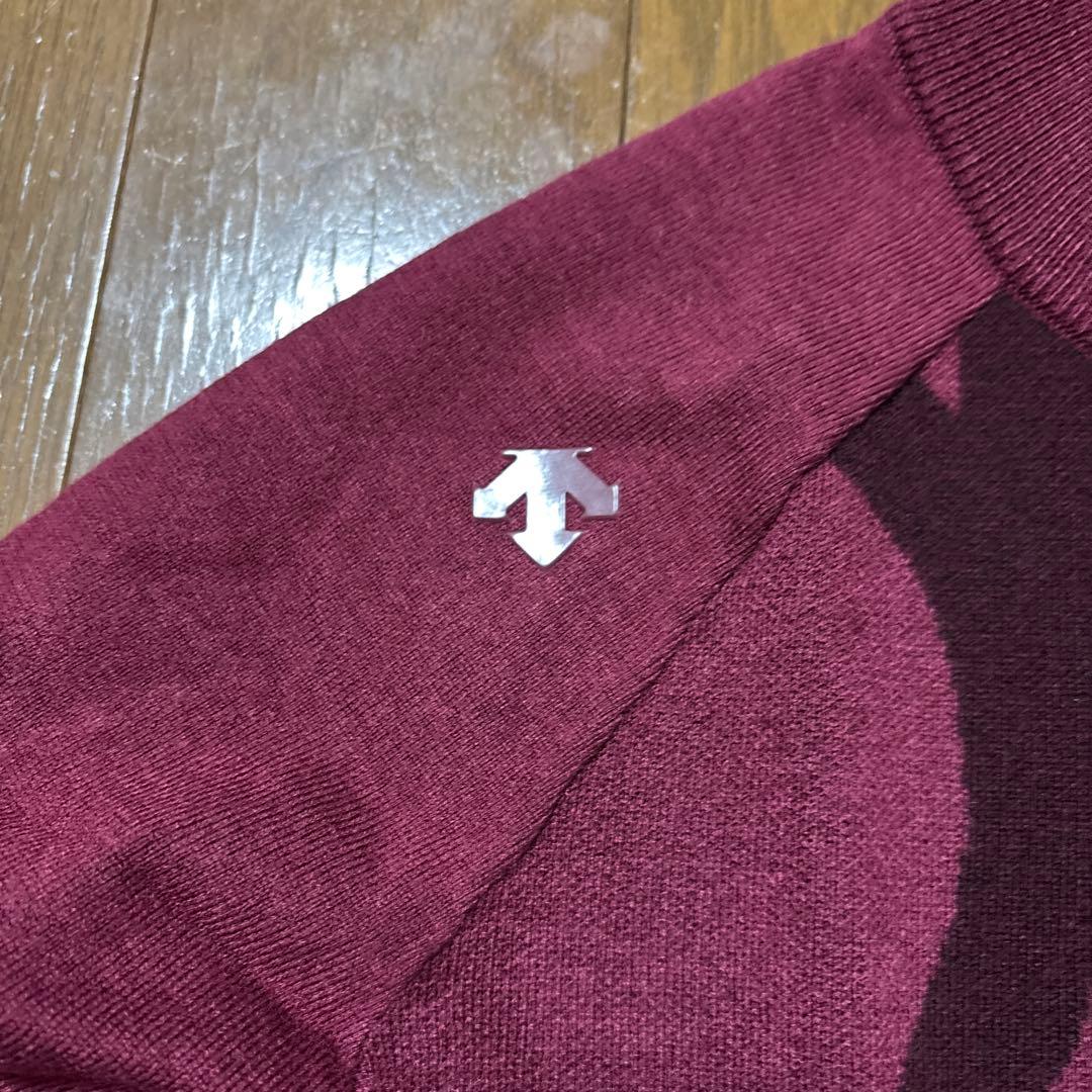 【新品未使用】 DESCENTE GOLF タイポグラフィモチーフ セーター