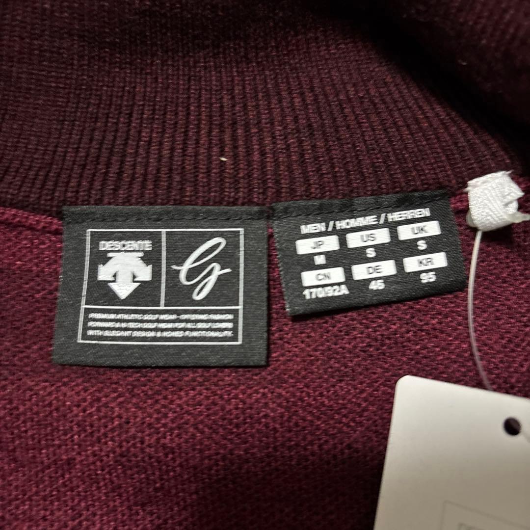 【新品未使用】 DESCENTE GOLF タイポグラフィモチーフ セーター
