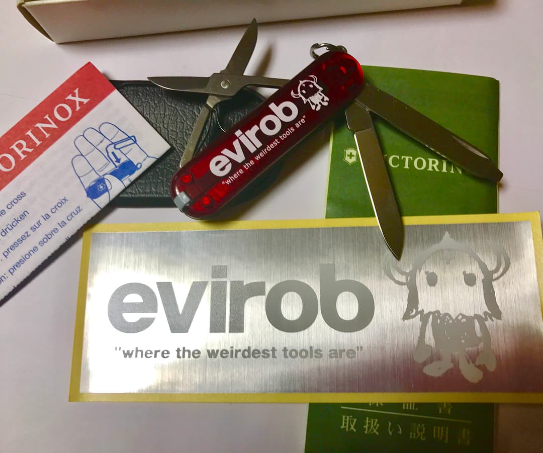 evirob × VICTORINOX 限定マルチツールナイフライト付超絶版