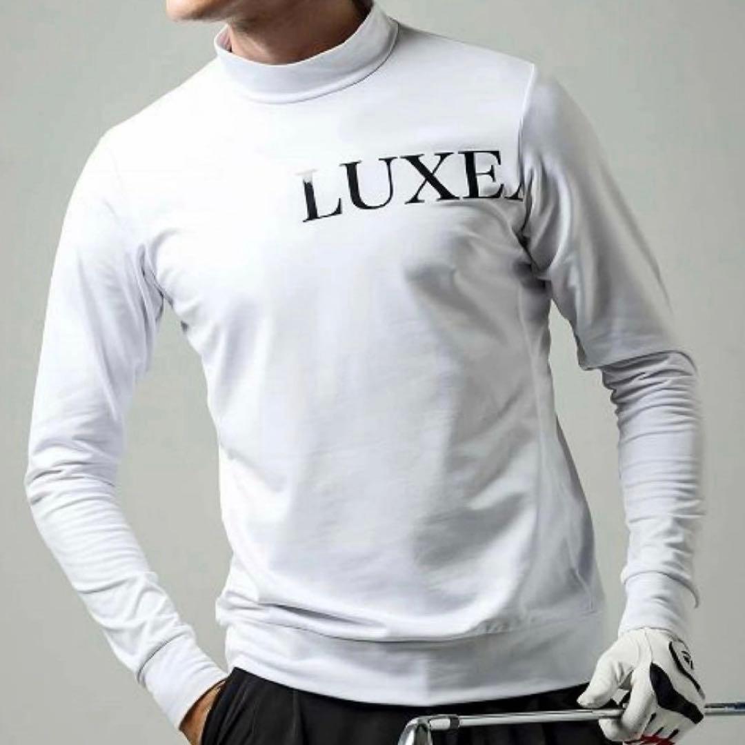 【新品】LUXEAKMPLUS AKM／厚手 モックネック ゴルフウェア