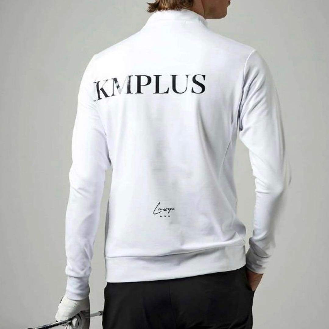 【新品】LUXEAKMPLUS AKM／厚手 モックネック ゴルフウェア