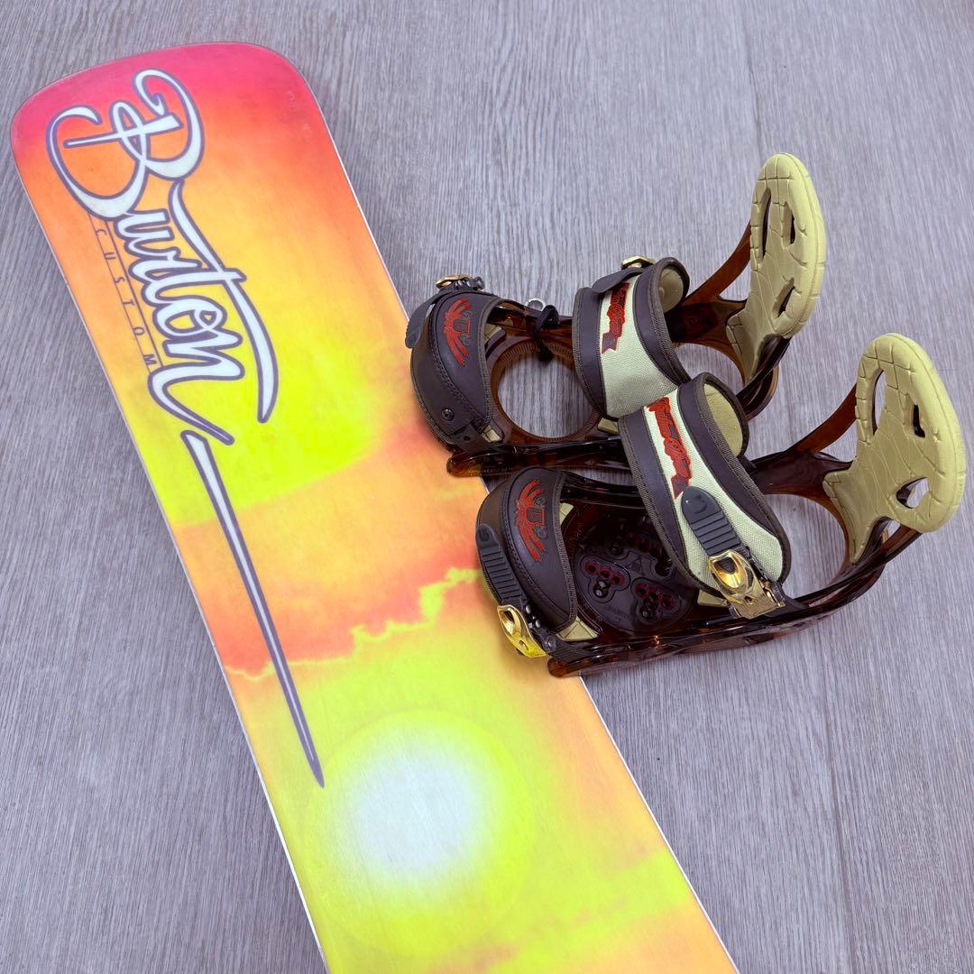 【希少】Burton Custom 148cm ビンディング・ケース 3点セット