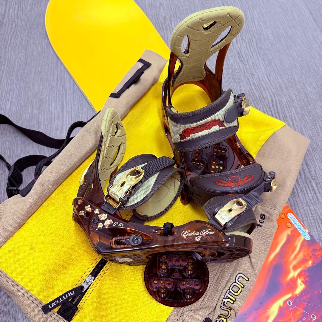 【希少】Burton Custom 148cm ビンディング・ケース 3点セット