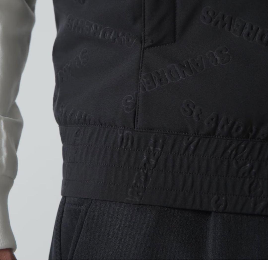 新品　セントアンドリュース　M 中綿　ベスト　保温　防風　黒　ブラック