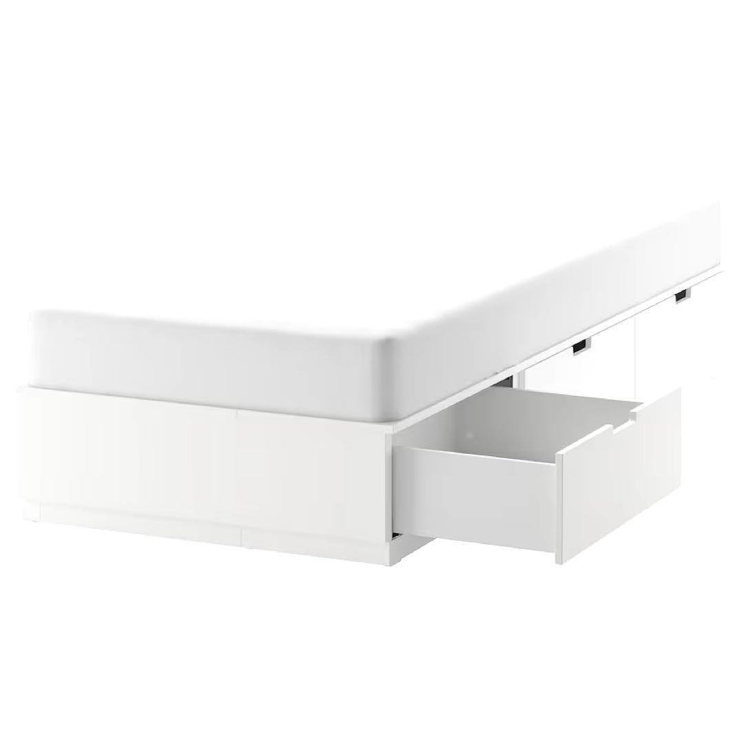IKEA NOLDLI セミダブルベッドフレーム 引き出し付き　大阪市内引取希望