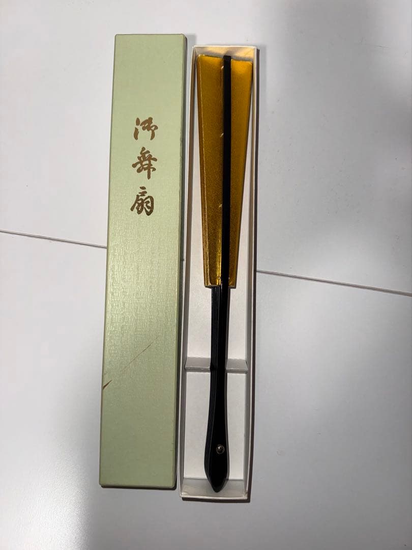 両面金 舞扇子　4本セット　29cm