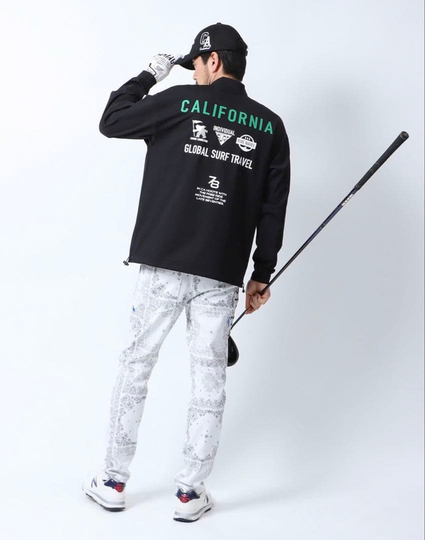GOTCHA GOLF ガッチャゴルフ　モックネックシャツ　ブラック　L 新品