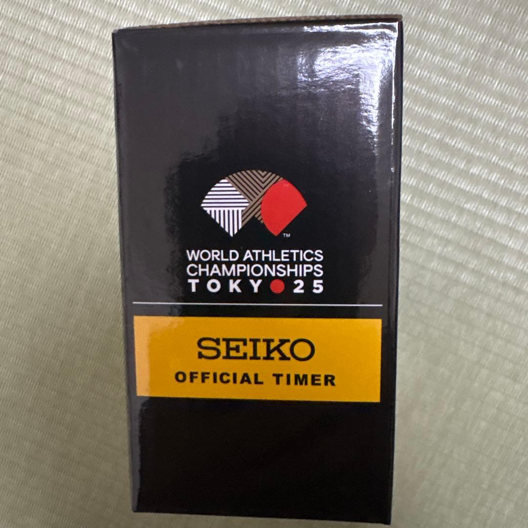 完売品2025台限定SEIKO東京2025 世界陸上ミニスポーツタイマークロック