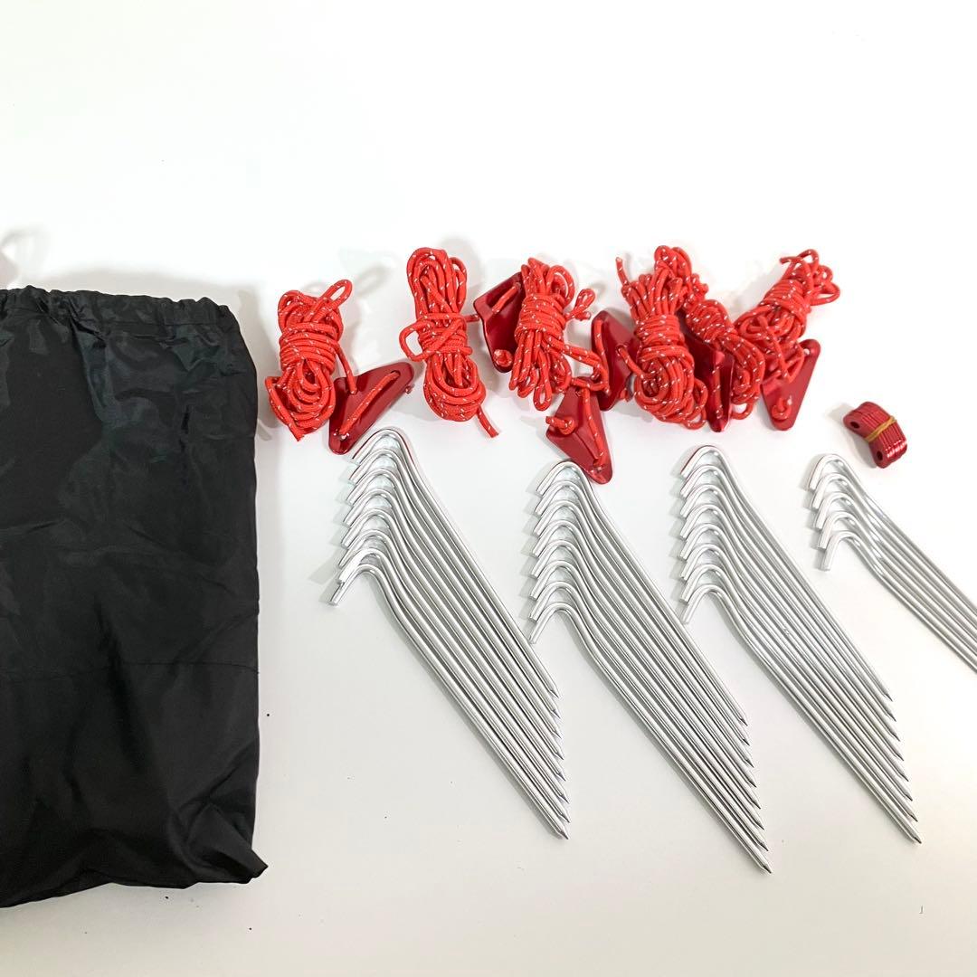 TOMOUNT トマウント 2ルーム トンネルテント グレー キャンプ テント