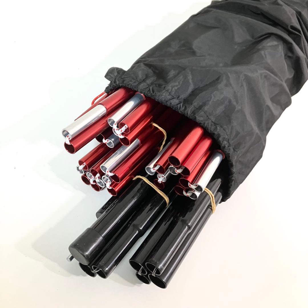 TOMOUNT トマウント 2ルーム トンネルテント グレー キャンプ テント