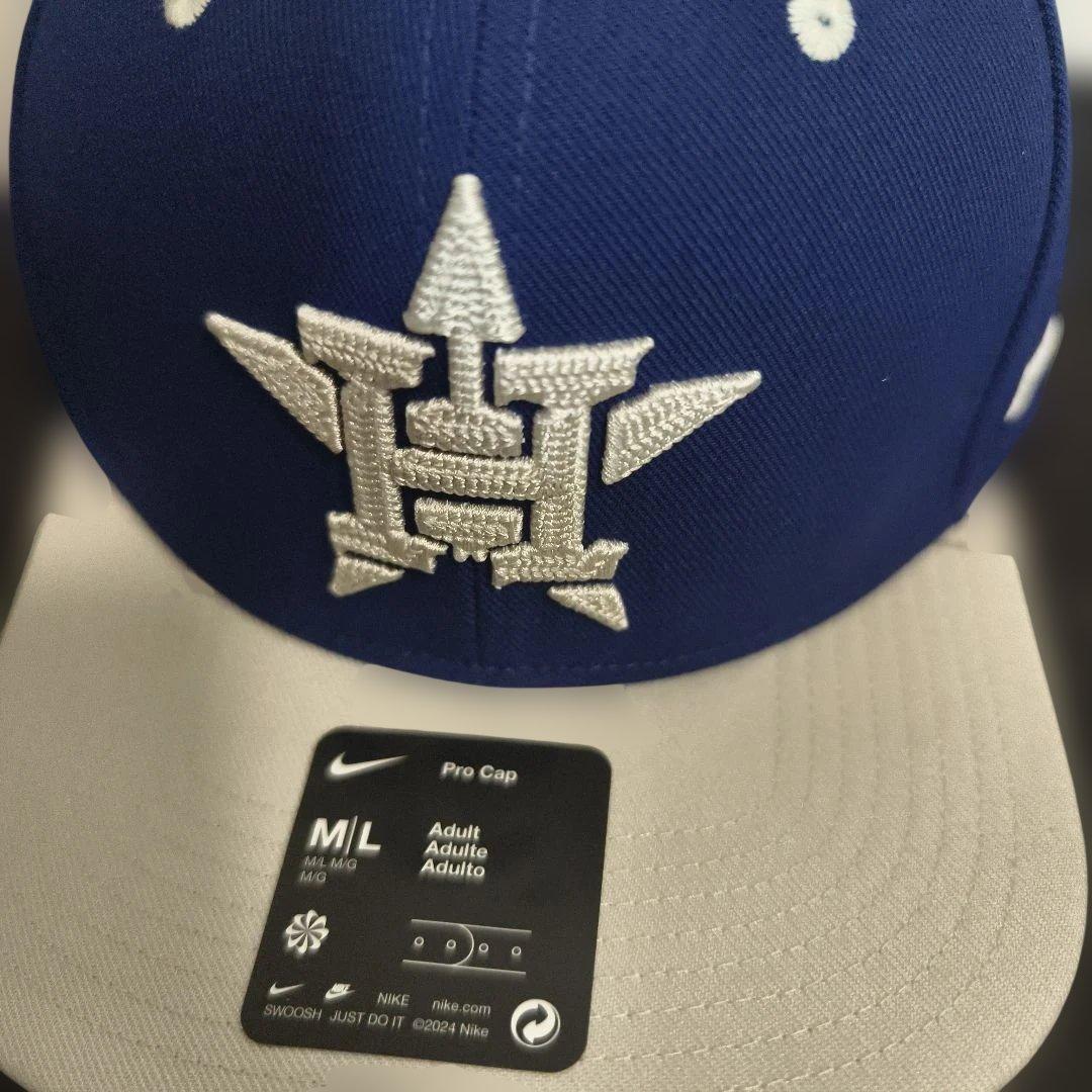 ナイキ ヒューストン・アストロズ　フリーサイズ　nikeキャップ M/L
